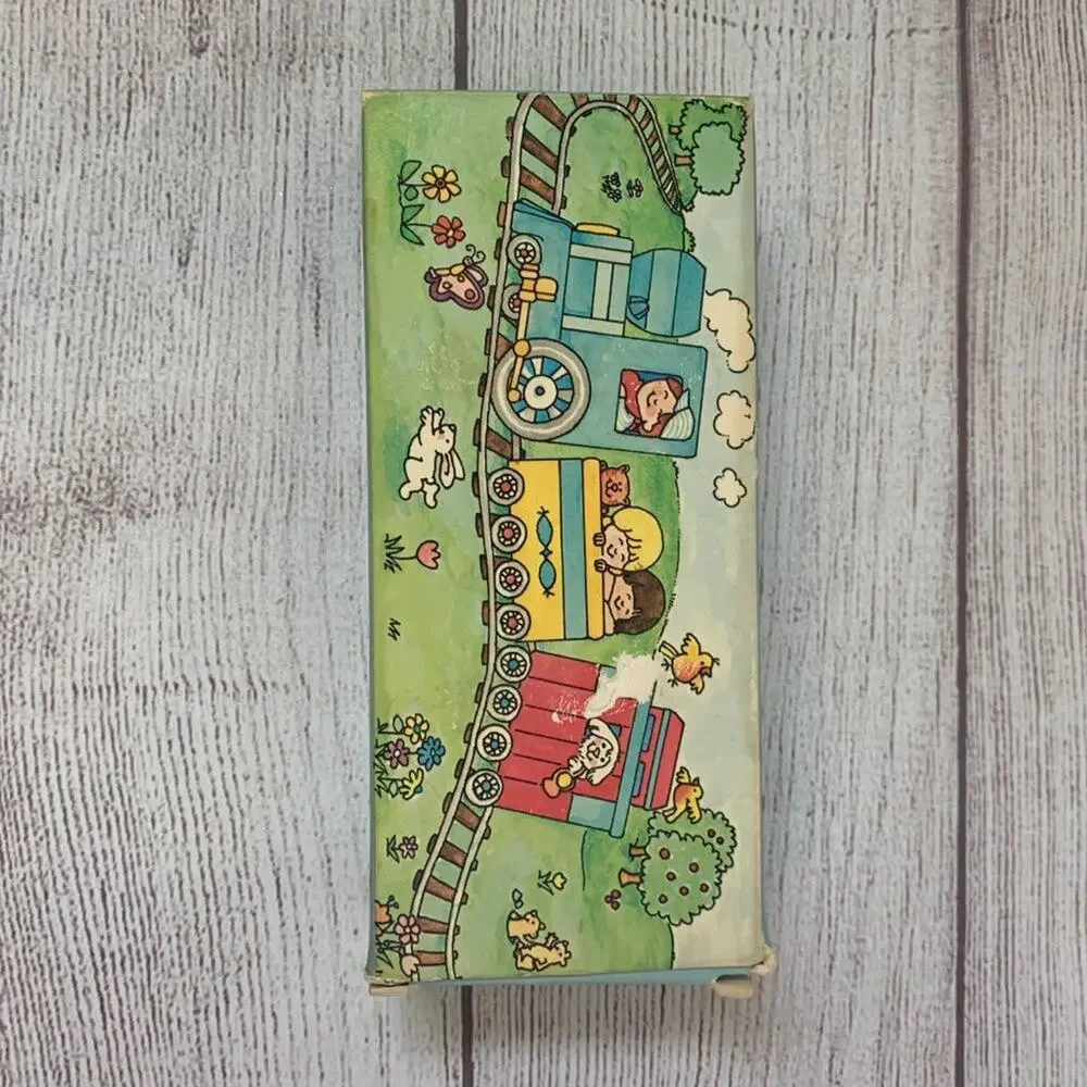 Vintage Avon Soap Train 1982 All Aboard Blue Snap Apart Set of 3 Soaps 1oz Each